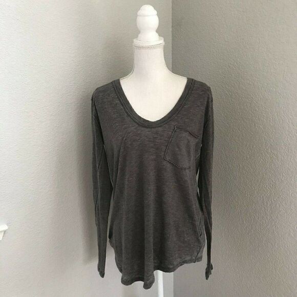 We The Free Womens Gray Pullover Top Size Medium - Picture 1 of 8